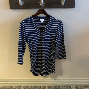 Maternity v neck blouse